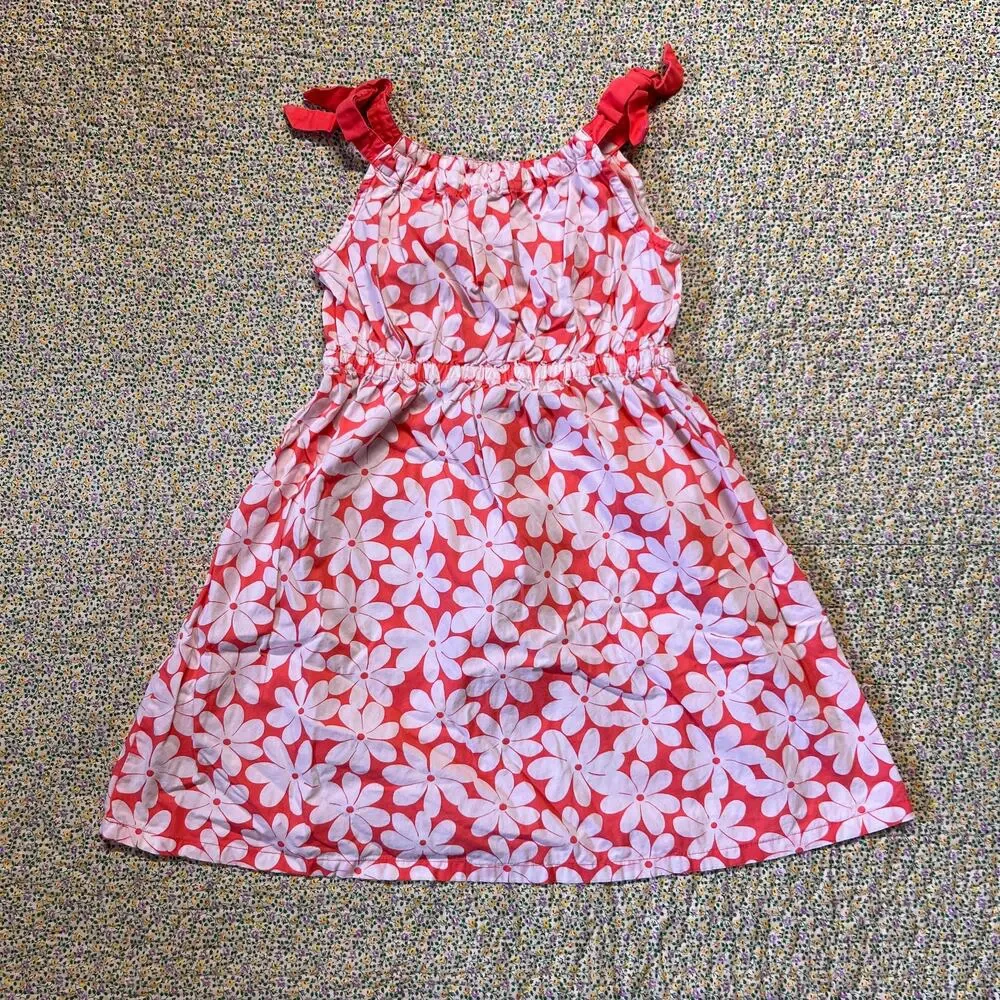 GYMBOREE GIRLS FLORAL DRESS SIZE 7 GUC